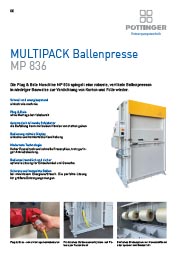 Produktblatt MULTIPACK Ballenpressen 836
